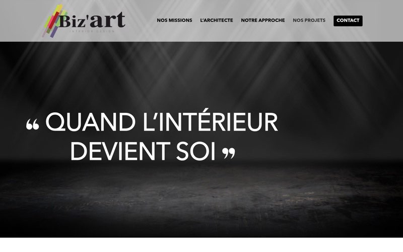 Site internet architecte intérieur Fontenay-le-Comte - Biz'Art Intérieur