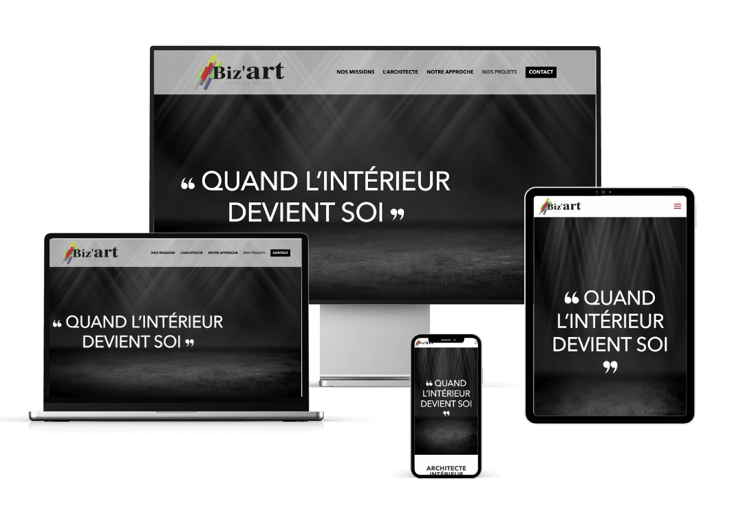 Site internet architecte intérieur